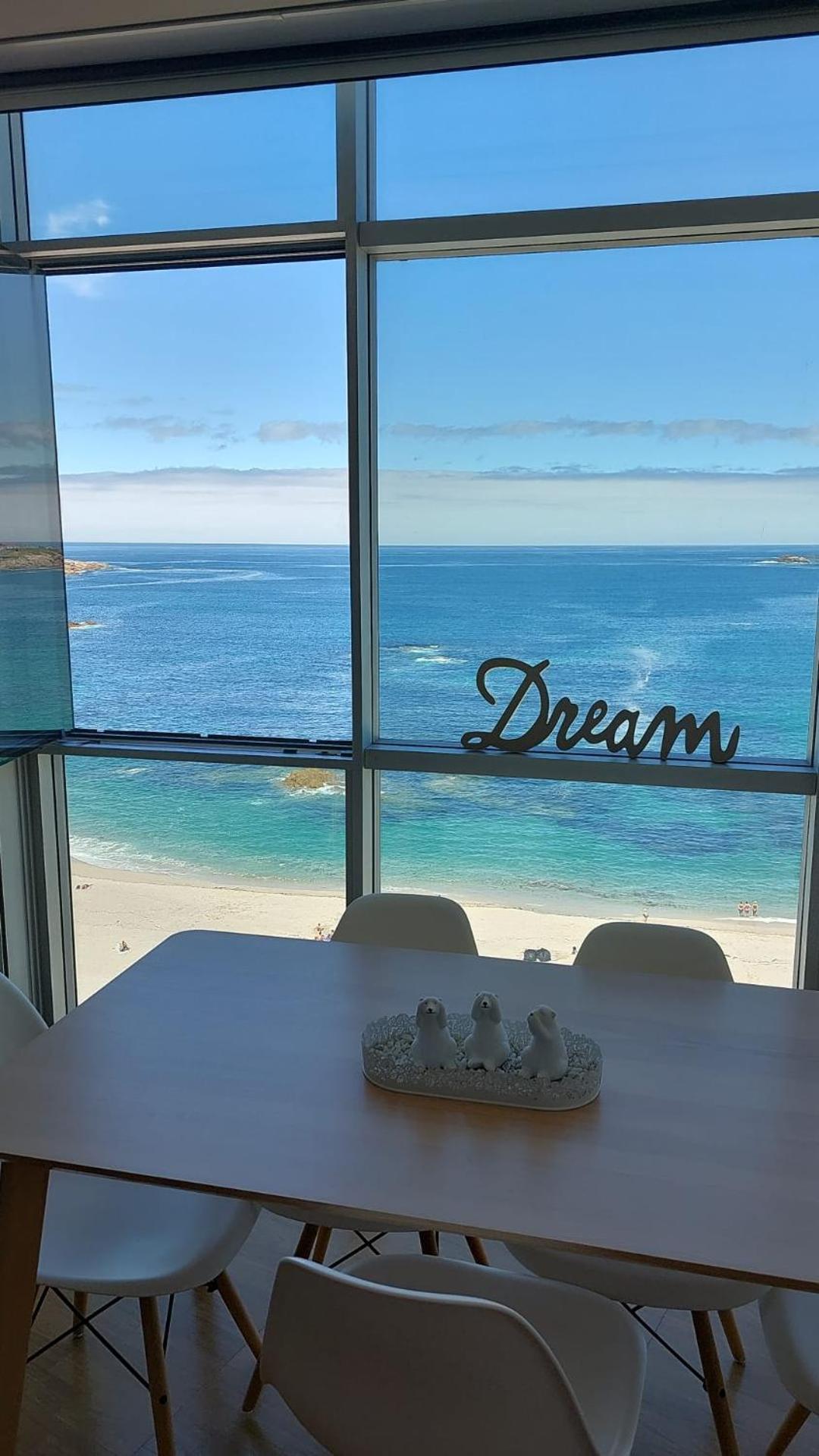 Apartament Vivienda Con Increibles Vistas A La Playa De Riazor A Coruña Pokój zdjęcie